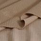 Preview: Rippenstrick dick Baumwolle Mix metallic kupfergold beige